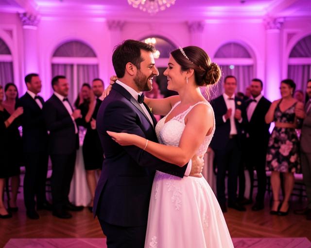 Brautpaar beim Hochzeitstanz